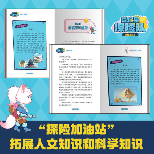 【7-14岁】白狼星探险队·探险启航篇（全6册）神探迈克狐姊妹篇 商品图2