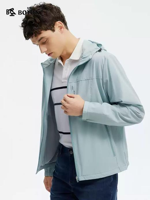 波顿男士春夏季夹克轻薄百搭连帽外套MJ035125 商品图3