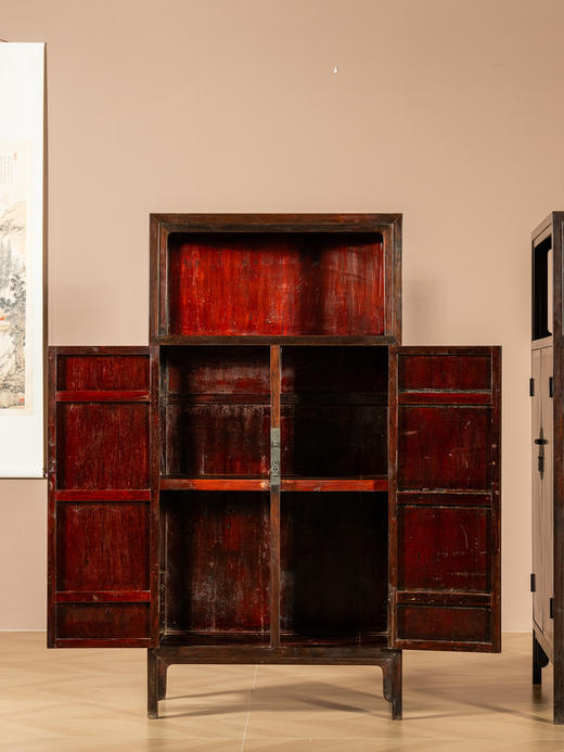 清	红木亮格柜（一对） 商品图4