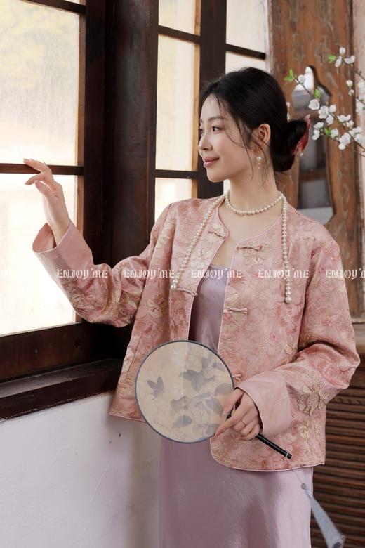 【门店同款】ENJOY春季“画中行”海棠春醉中式外套 169243964 商品图0