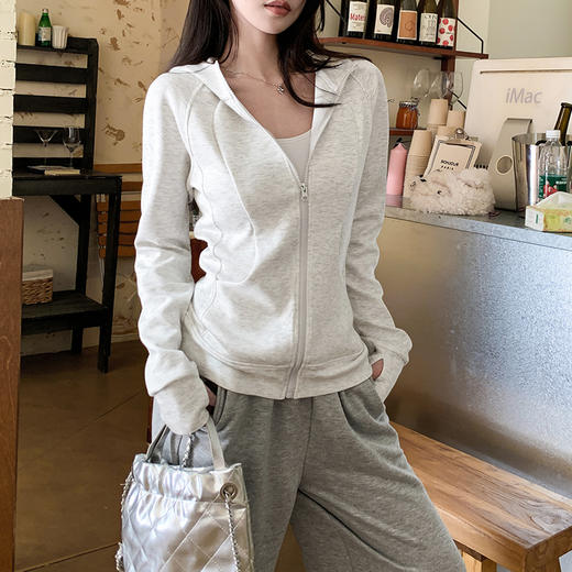 春节不打烊【喵小仟 拉链外套-宽松版/修身版】（3-5天发货周末顺延） 商品图0