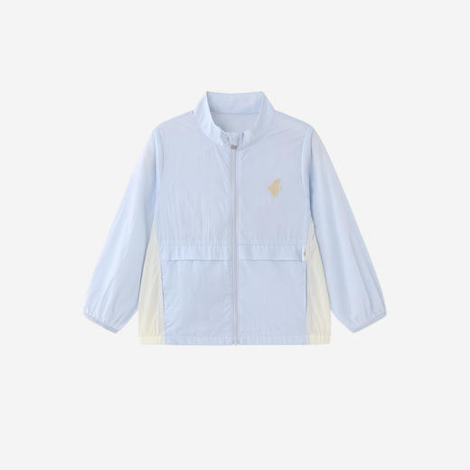 【商场同款】英氏儿童外套男童立领防晒衣新款冰蓝色简约皮肤衣 商品图4