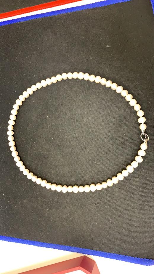 T80187-A-X004T00124001 周大福CHOW TAI FOOK 至真系列925银时尚珍珠项链-T80187【约链长40cm】 商品图5