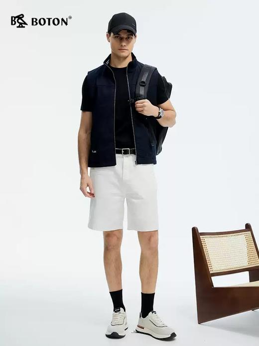 【莱赛尔】波顿男士四季立领马夹合身棉质立领高级感美式休闲马甲MJ039125 商品图1