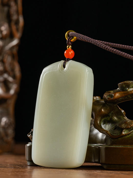 玉雕无事牌 商品图0