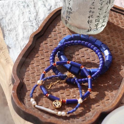 寻山隐青金石饰品系列，夜幕星光凝成珠，幽远静谧，绝美无双 商品图3