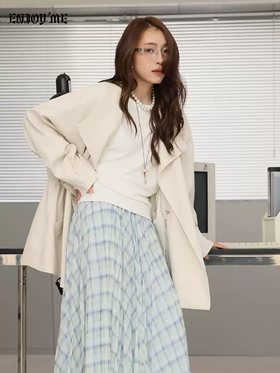 【门店同款】ENJOY春季“柔权主义”椰子奶油风衣 169244932