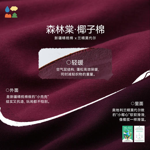 【立领运动外套】森林棠26春椰子棉儿童复古插肩袖立领拉链外套21261449【HZ】 商品图3