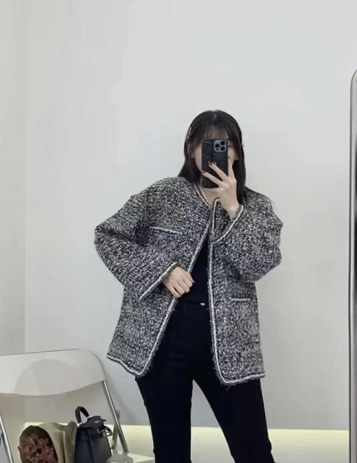 宽松款小香风外套 商品图2