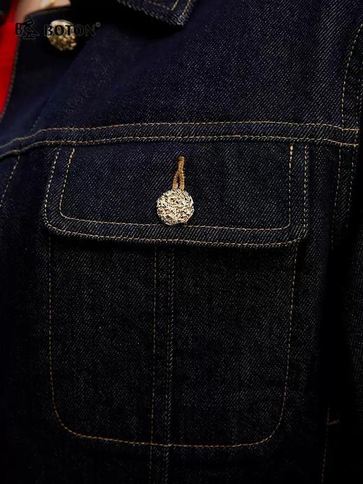 【不易褪色]波顿三季女士微宽松短牛仔，赋予日常一份松弛的复古格调LJ931125 商品图3