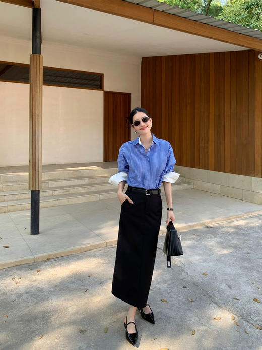 原单新款A版型定制半裙（模特图片仅供上身参考，以实拍图准❗️ 商品图0