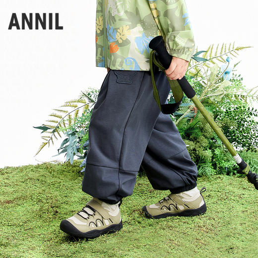 【实体店同款】男童全腰针织长裤夏季新款安奈儿童装XB626100 商品图2