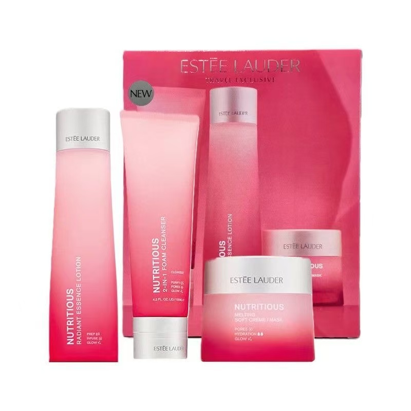 【绍兴仓发货，此链接请单独下单】【保税】雅诗兰黛红石榴三件套新版（洁面125ml+爽肤水200ml+面霜50ml）（套装）