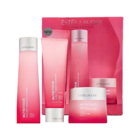 【绍兴仓发货，此链接请单独下单】【保税】雅诗兰黛红石榴三件套新版（洁面125ml+爽肤水200ml+面霜50ml）（套装）