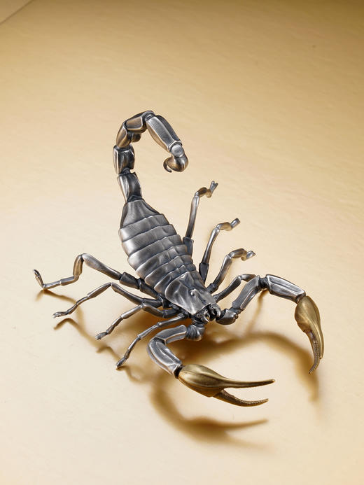 子佩集S999银【独甲一方】茶宠【CC389】纯银小摆件蝎子2406 商品图5