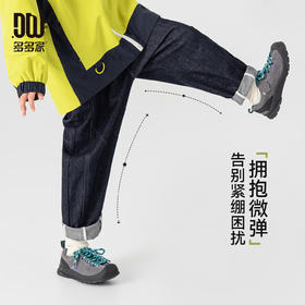 【件件底价，童装双倍积分】多多家男童牛仔裤2026春秋季新款儿童中大童春装刺绣洋气直筒裤子11562