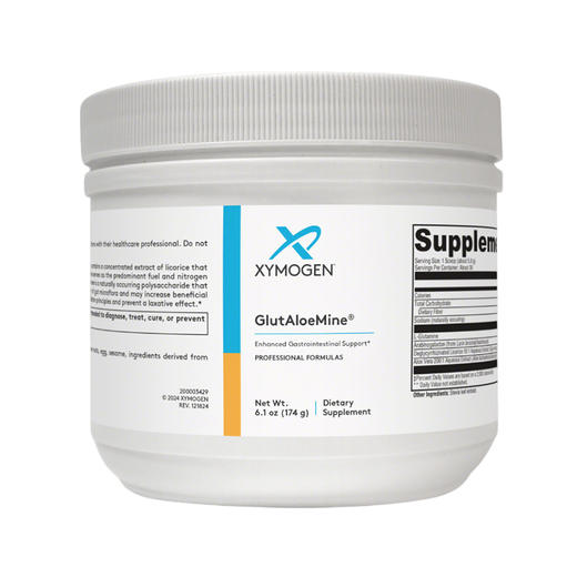 【效期至27年6月】复合L-谷氨酰胺粉剂 XYMOGEN GlutAloeMine 30 sv 174g/瓶 商品图0