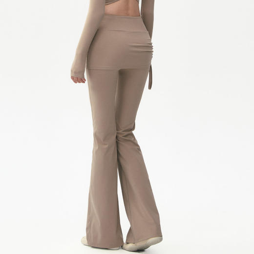 【3~5天发货】跃牌【美度空间】系列 假两件瑜伽长裤女普拉提提臀微喇屁帘喇叭裤ADCK62011 商品图1