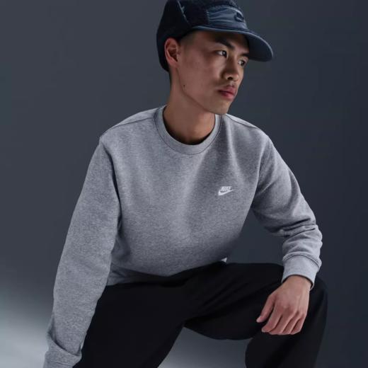 NIKE耐克男子运动休闲简约圆领套头衫卫衣FN3887-063 商品图1