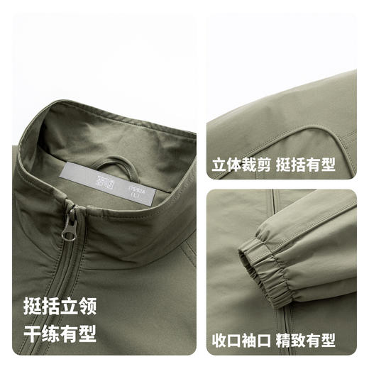 【易打理】圣得西感轻奢男士外套夹克26年新款通勤风商务上衣 商品图4