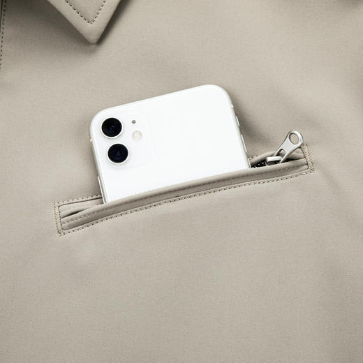 【易打理】圣得西提花螺纹夹克26年春季新款翻领男士休闲商务外套 商品图11