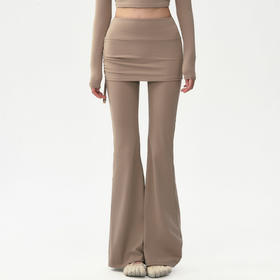 【3~5天发货】跃牌【美度空间】系列 假两件瑜伽长裤女普拉提提臀微喇屁帘喇叭裤ADCK62011