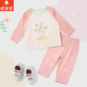 棉果果春季新品女宝卡通柔软舒适5A抗菌纯棉套头T恤M121140226027