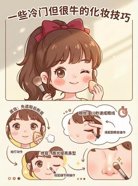 一些冷门但很牛的化妆技巧✨