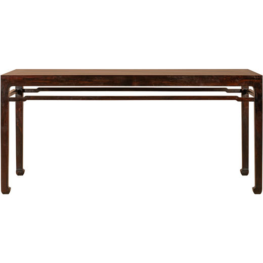 二十世纪	红木罗锅枨马蹄腿四面平画桌 商品图5