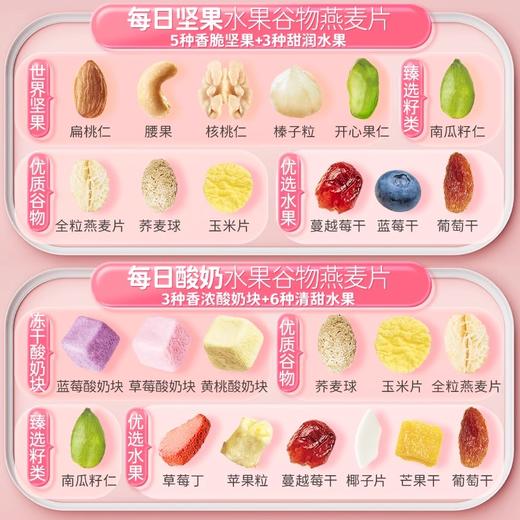 【粉丝专属❗️酸奶水果燕麦片】甄选品质原料制作，营养丰富健康早餐，多种谷物燕麦片，富含膳食纤维，早餐麦片奇亚籽坚果燕麦片糖中老年人L-d 商品图0