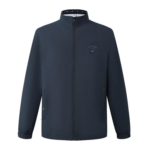 德鲨鲨鱼休闲立领夹克男2026春季新款纯色上衣男短款外套 商品图4