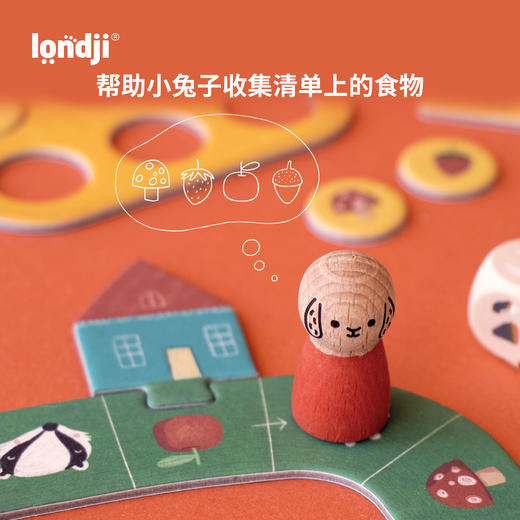 londji 草莓大作战 小小桌游 收集任务 适合4岁+ 西班牙品牌 TG001U 商品图4