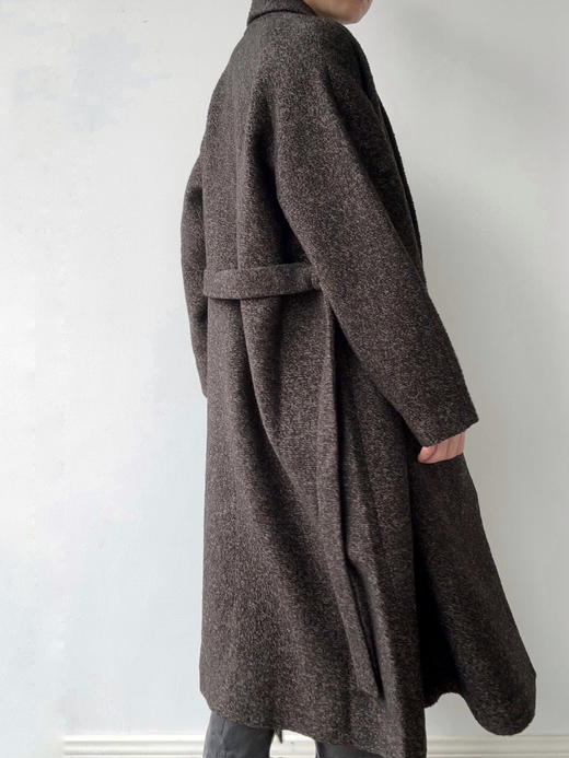 DONSEE10｜DS10AW2507-D 肌理棕 自然肌理长款大衣 商品图6