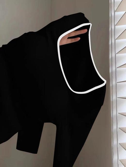 【GZ】无忧购26年春季59元2件带胸垫方领打底衫女内搭设计感小众撞色长袖T恤打底（截单后3-5天发货) 商品图10