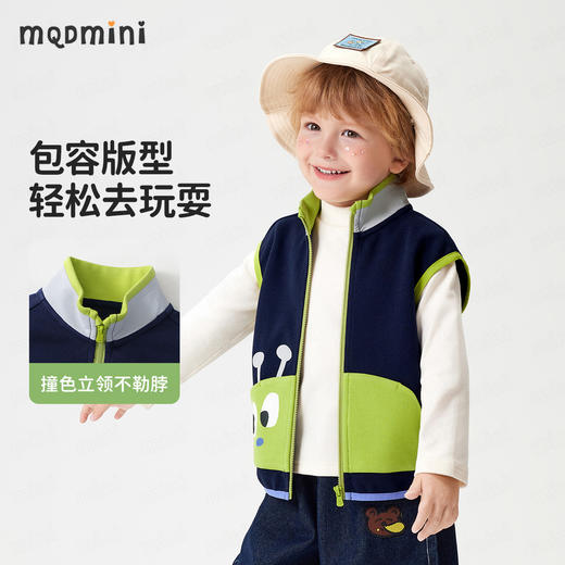 【MQDmini】【90-140】男女童针织马甲 商品图2