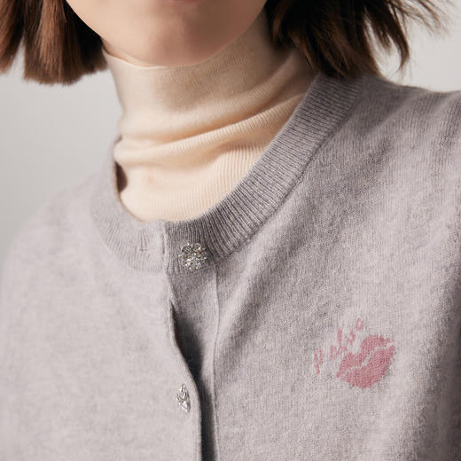 PALUOPO/PL圆领女开衫ET23035R/约重235g帕罗 商品图7