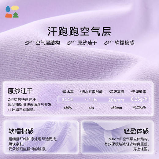 【女童收腰外套】森林棠26春汗跑跑空气层女孩运动圆领拉链外套21261034【HZ】 商品图3