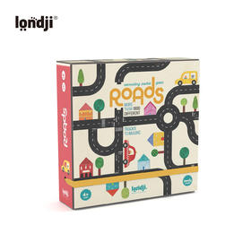 londji 道路 便携版 自由拼图 适合4岁+ 西班牙品牌 PG006U