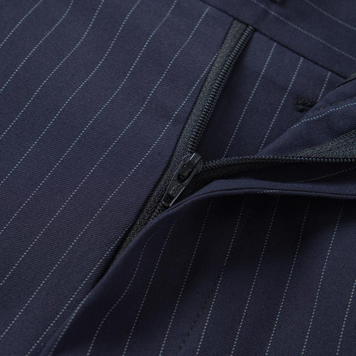 【微弹舒适】圣得西条纹直筒商务西裤2026新款春季通勤垂感裤子 商品图10