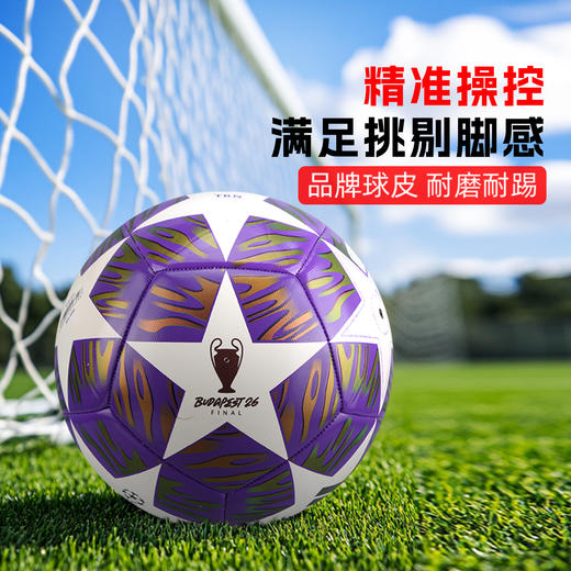 小李子阿迪达斯25-26赛季欧冠联赛4号5号机缝比赛训练足球JX9089 商品图1