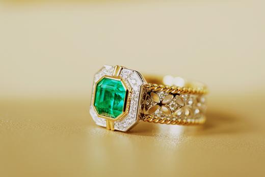 1.16ct祖母绿戒指 商品图3