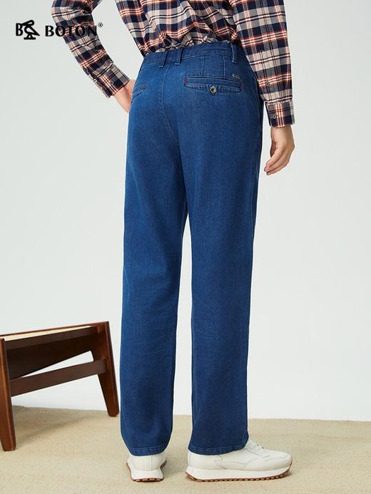波顿男士三季牛仔裤耐穿不易皱柔软透气休闲裤子百搭长裤ME975325 商品图2