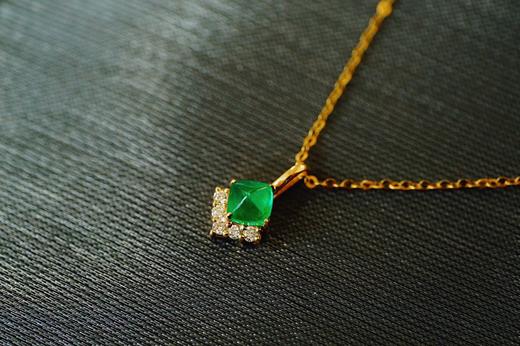 0.5ct祖母绿吊坠 商品图5