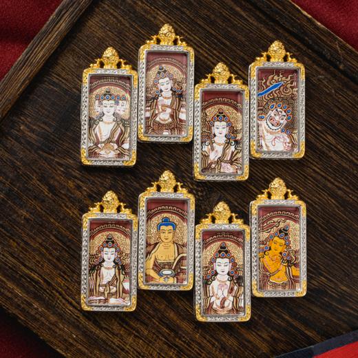 菜菜家生肖本命佛小金条唐卡|非遗传承大师制作，以十二生肖守护神作画 商品图6