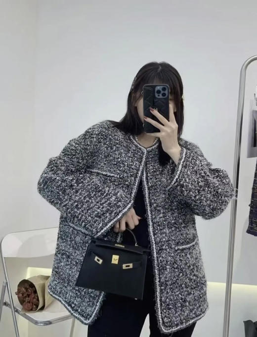 宽松款小香风外套 商品图0