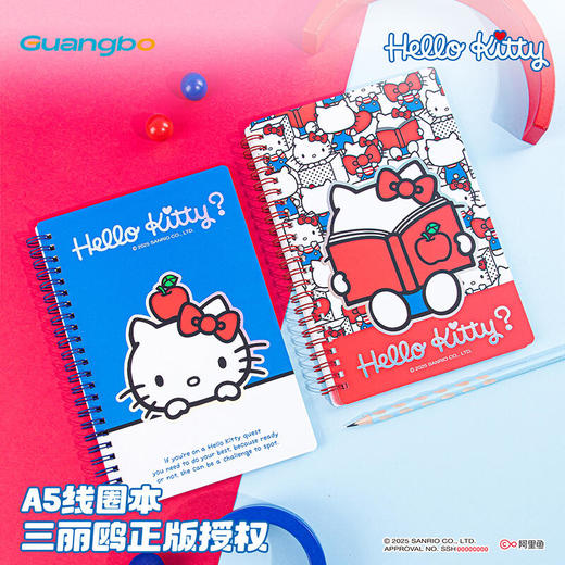 【广博】三丽鸥镭射线圈本笔记本本子日记本记事本高颜值笔记本 商品图0