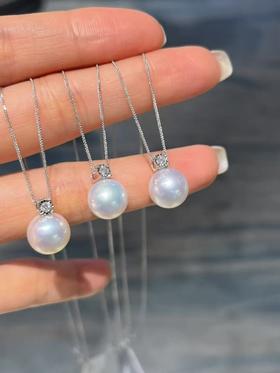 英姐姐专属·澳白戴妃项链 10-11mm 极微瑕，珠光超亮