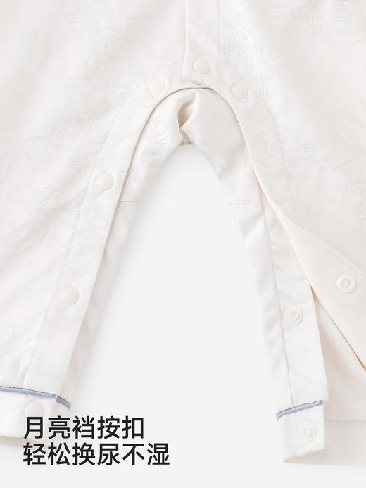 英氏婴儿连身衣男宝宝长袖连体衣新中式帅气外出爬服YRHAJ1S004A 商品图4