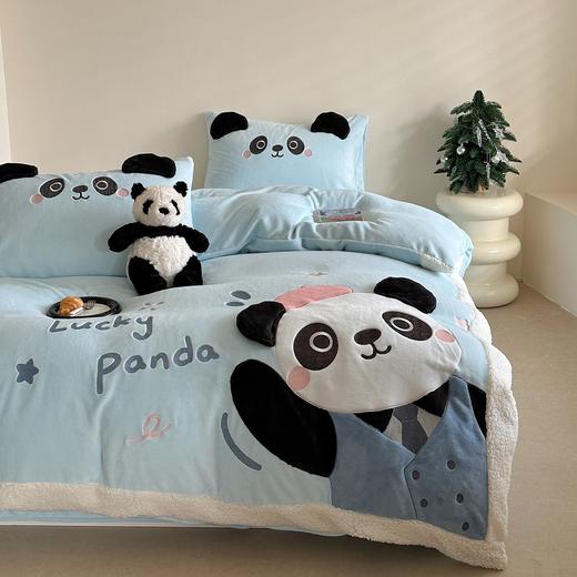 【清仓149元/套】【一套约7~8斤重】220g刺绣牛奶绒四件套  【不支持退换】 商品图14