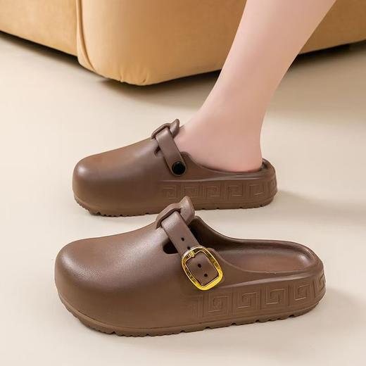 【简约大气❗️亲肤舒适】eva洞洞鞋女款夏防滑防臭厚底外穿沙滩涉水女勃肯鞋。jd 商品图0